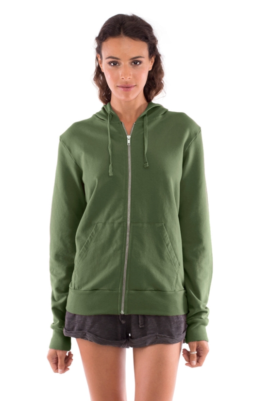 RAVENS VIEW IBIZA  Hoodie Rits Vedra Bosgroen