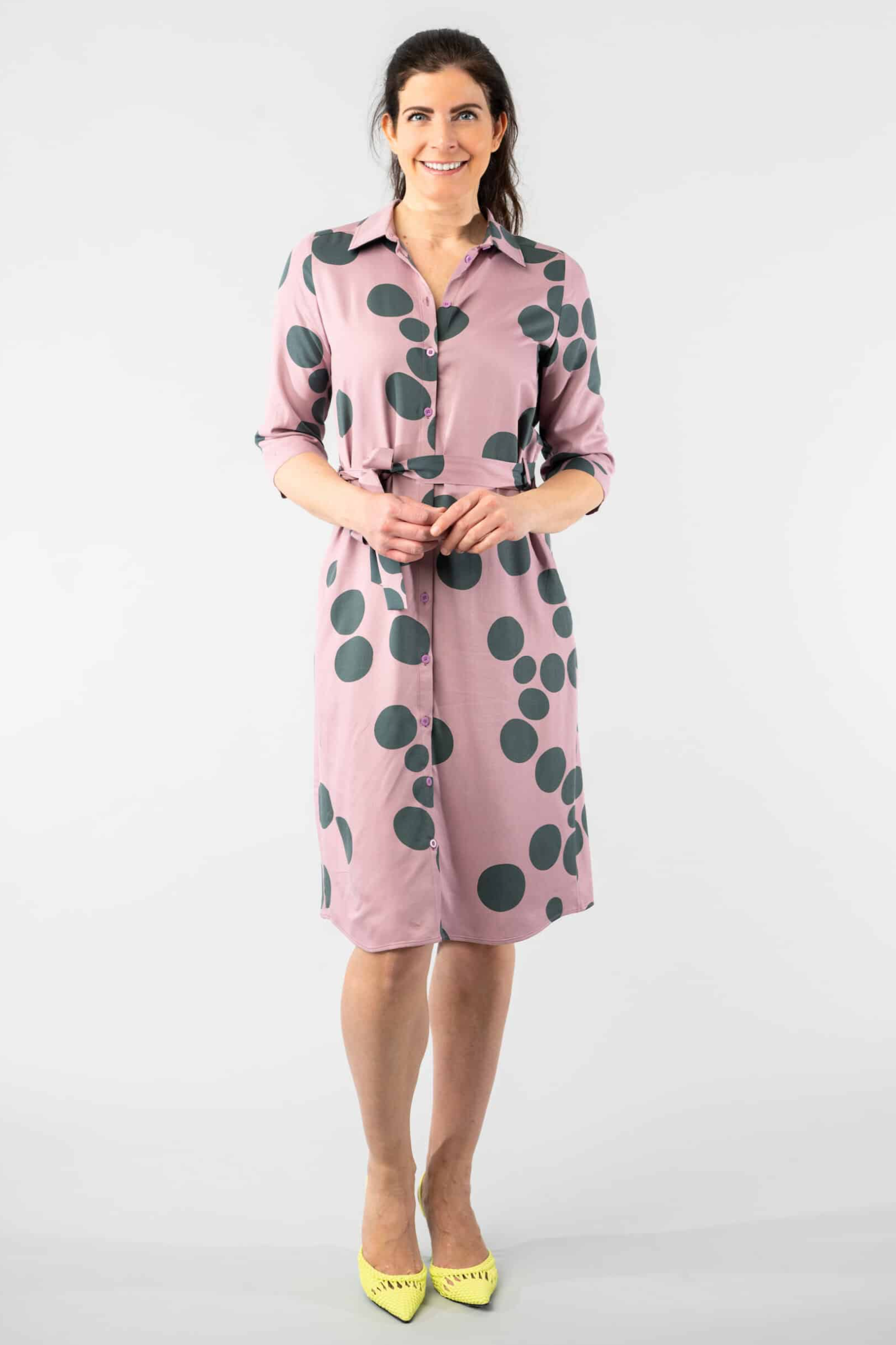 Marjolein Elisabeth  Jurk Merel Lila Circle Roze