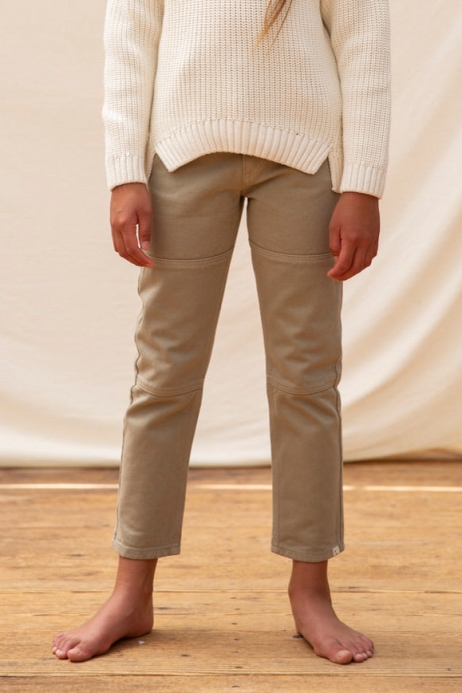 MATONA  Broek Denim Wild Sage Groen