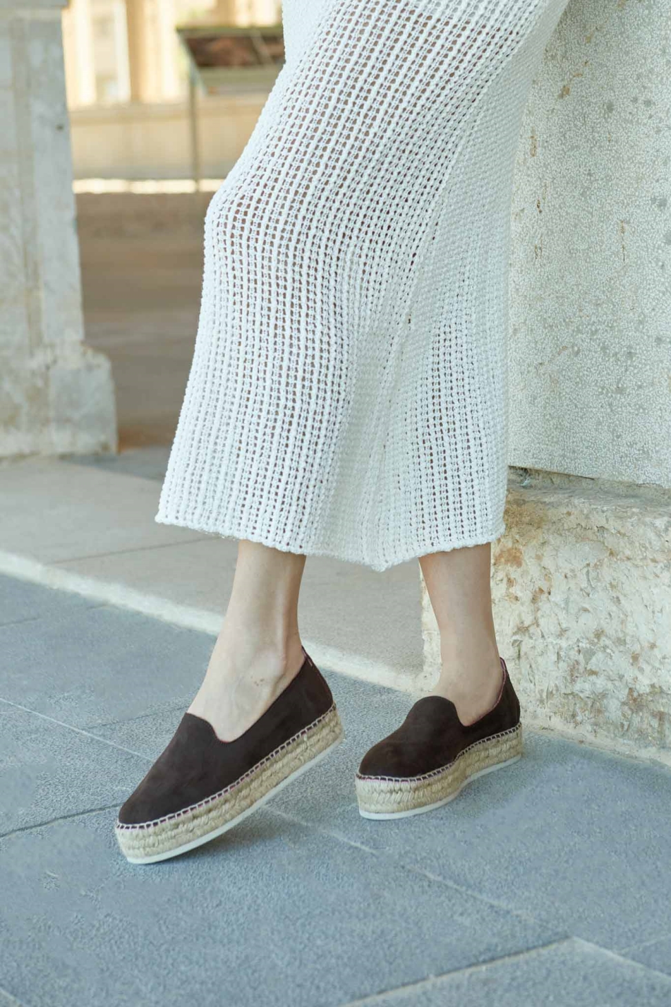 Urbanima  Espadrilles Zoco Koffiebruin