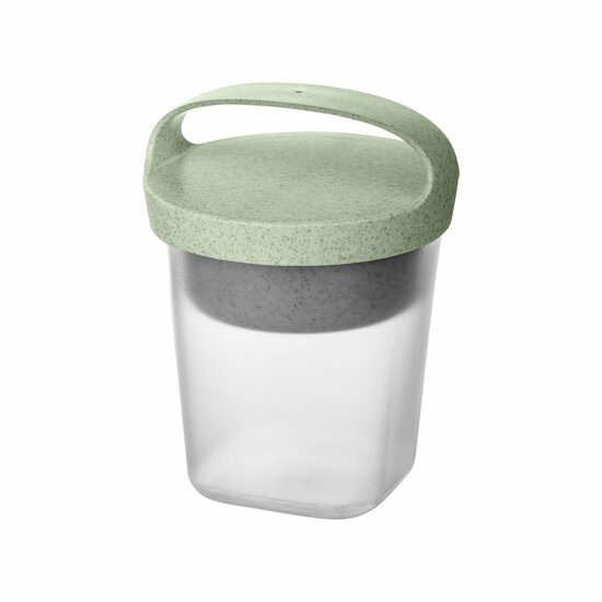 Koziol Buddy snackbox Organic 500ml, muesli beker van PLA