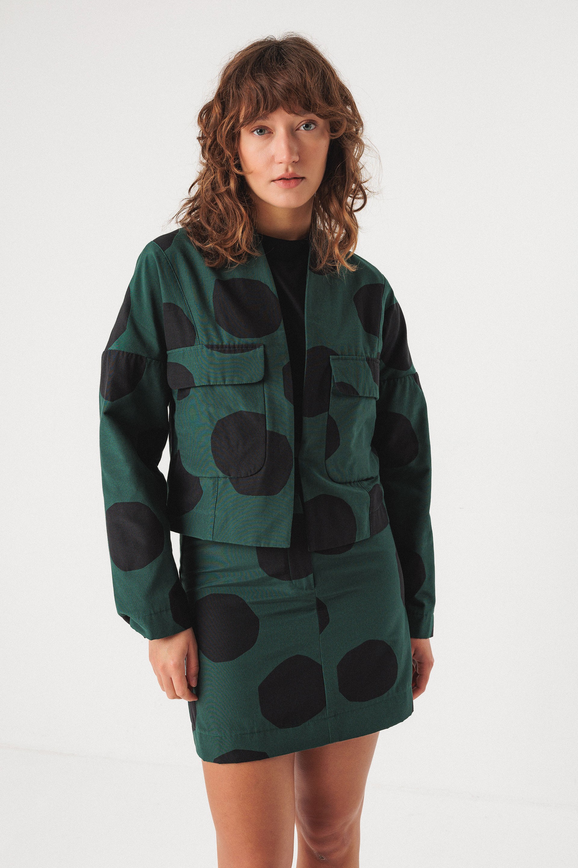 SKFK  Jas Kuntze Kort Groen/Zwart