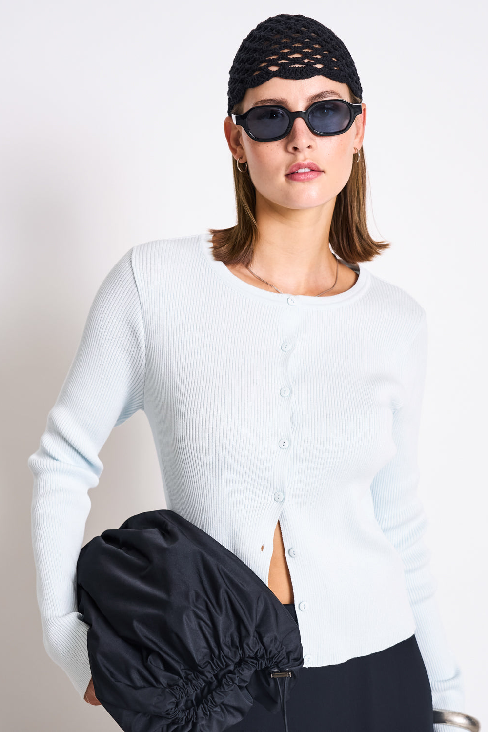JAN 'N JUNE  Cardigan Glimt Ijsblauw