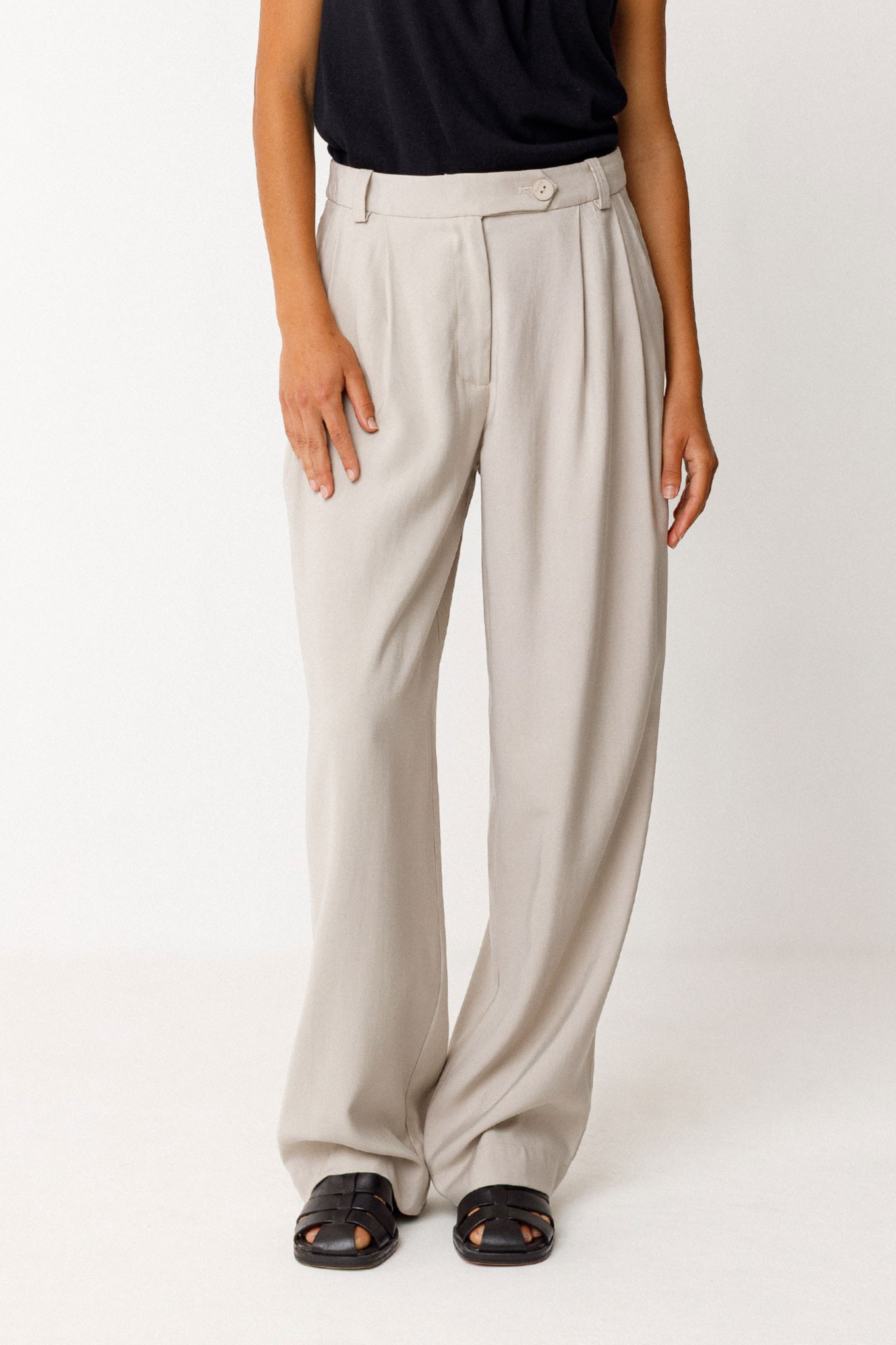 SKFK  Broek Haide Beige