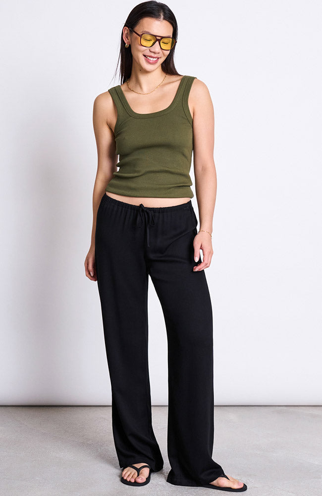 JAN 'N JUNE  Broek Strath Zwart