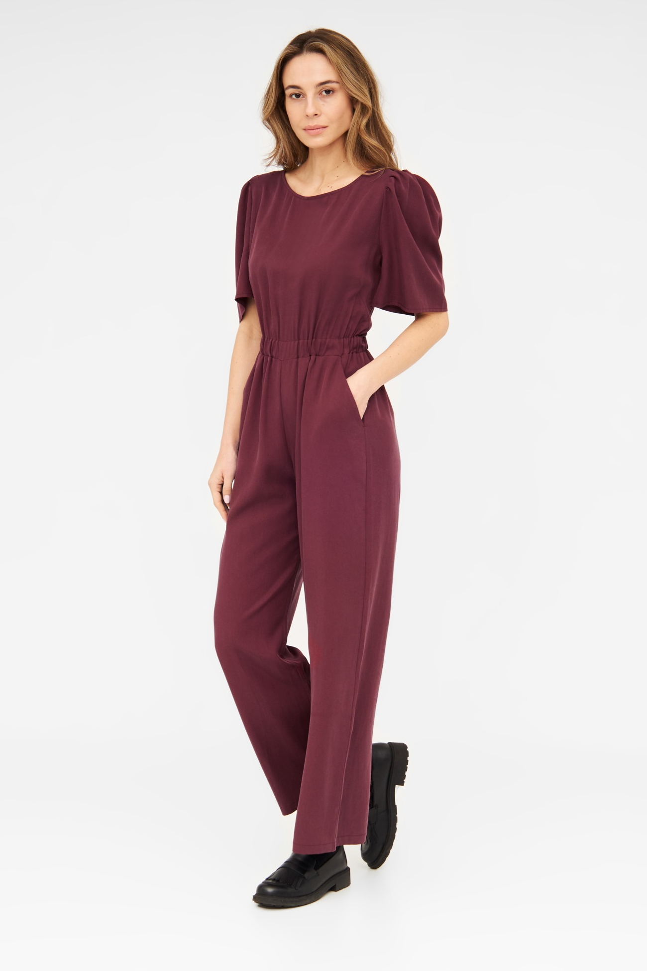 WiDDA  Jumpsuit Candy Wine Red