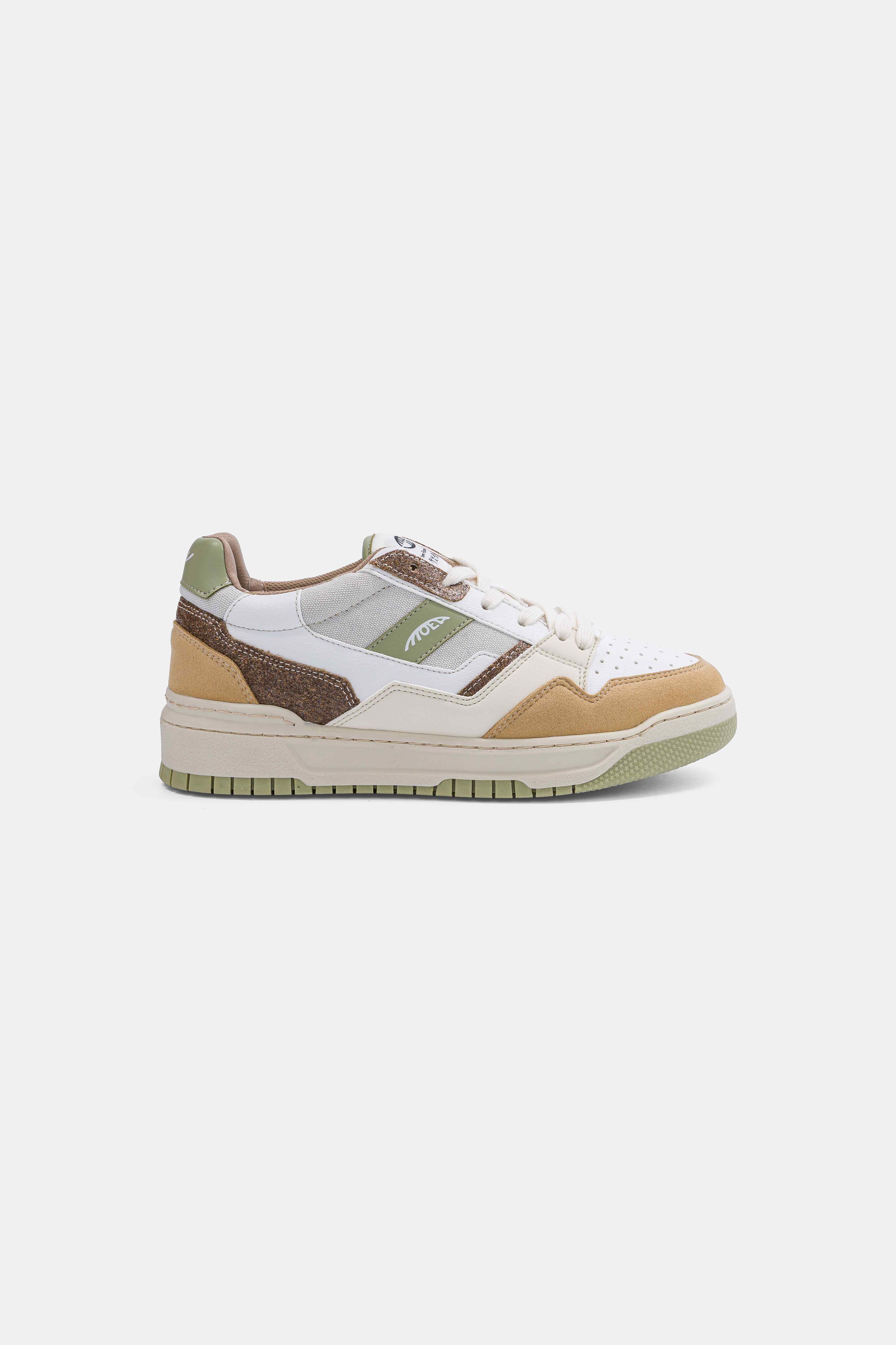 MoEa mannen vegan Sneakers Echo Brown & Aloe Palm