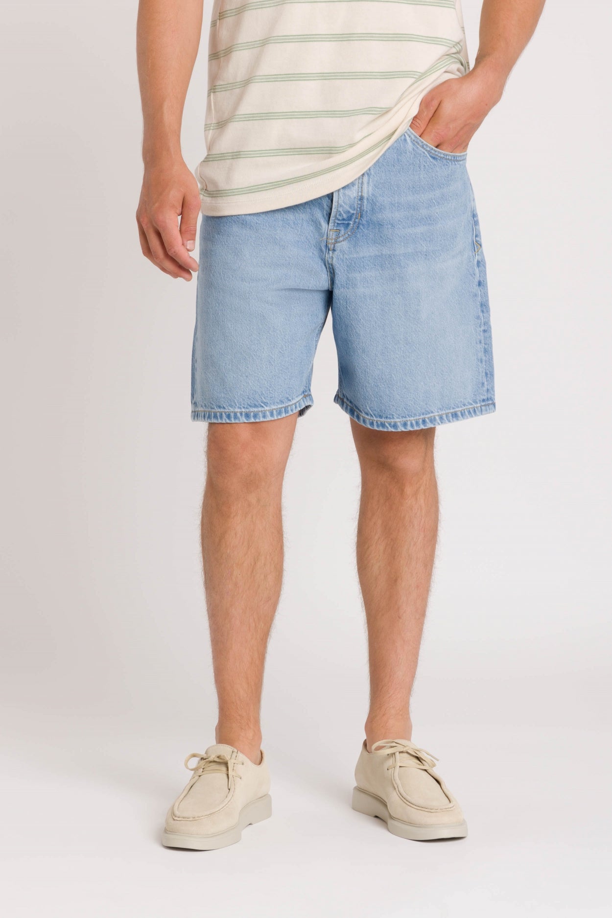 Kings of Indigo mannen vegan Shorts Mid Adelio Blue Reef