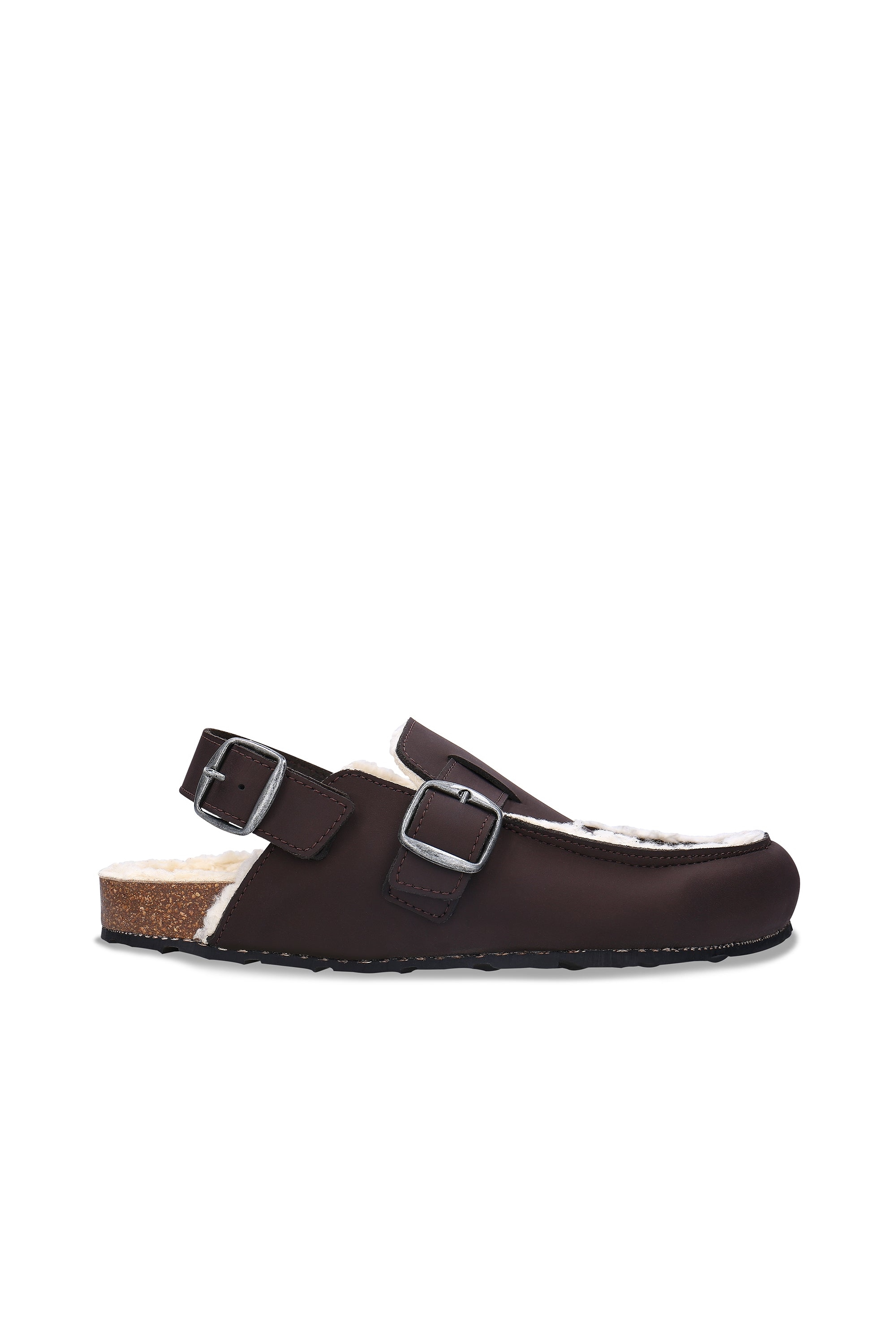 NAE mannen vegan Klompen Medan Brown