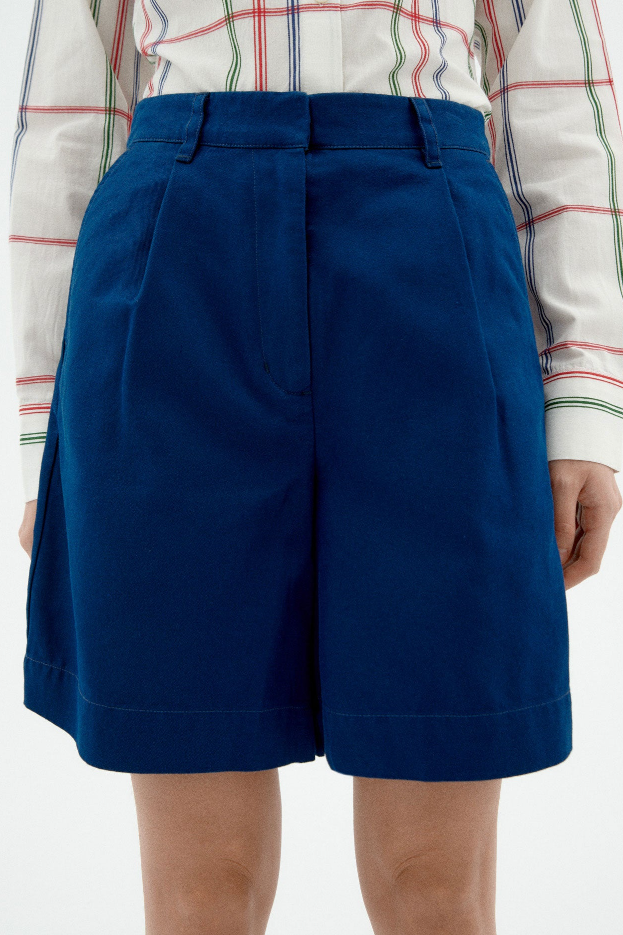 Thinking MU  Shorts Bermuda Pincet Lia Blauw