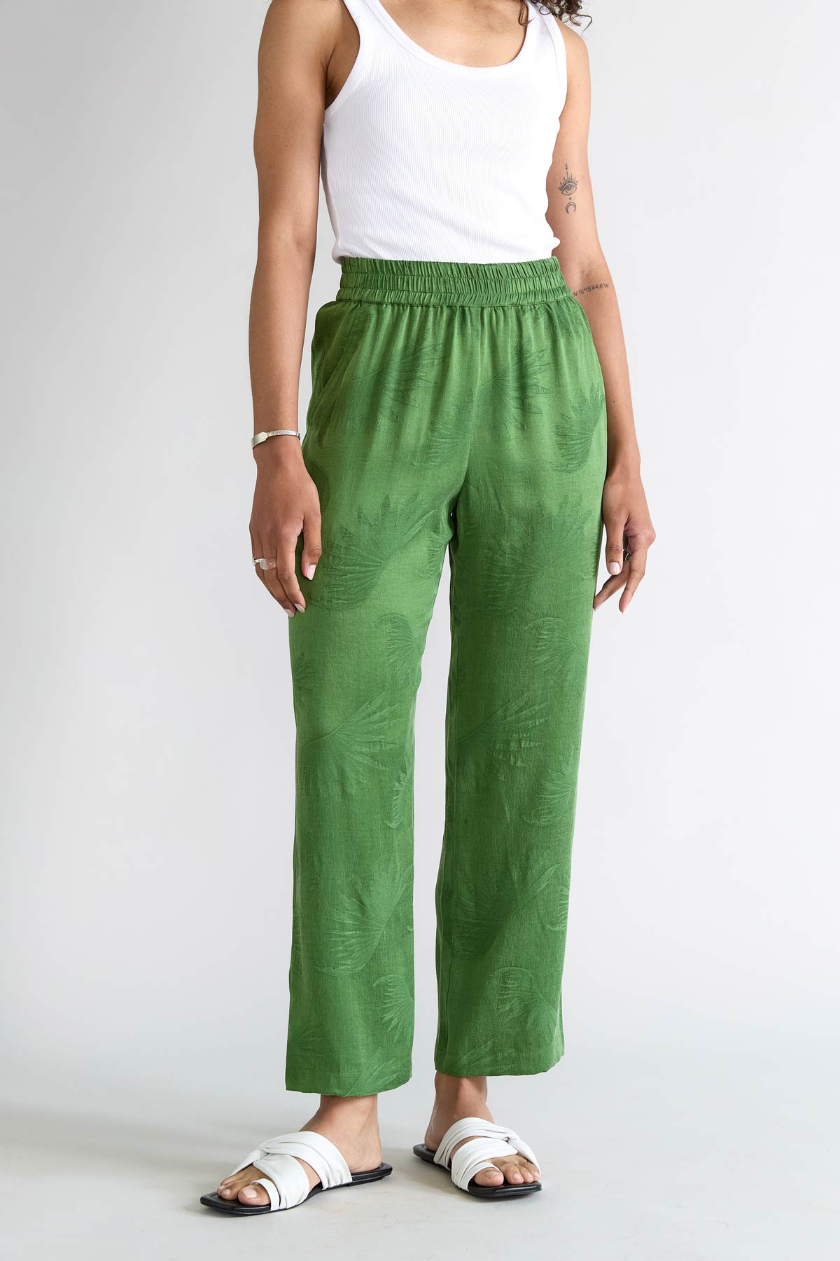 Yahmo  Broek Hilde Matcha Groen