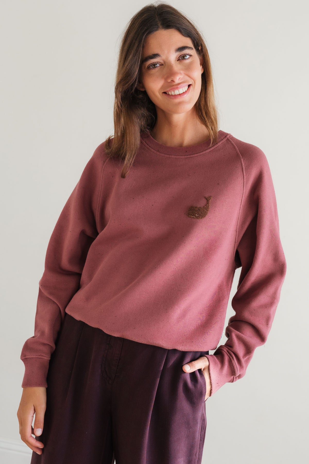 TWOTHIRDS  Sweatshirt Leskov Burnt Berry
