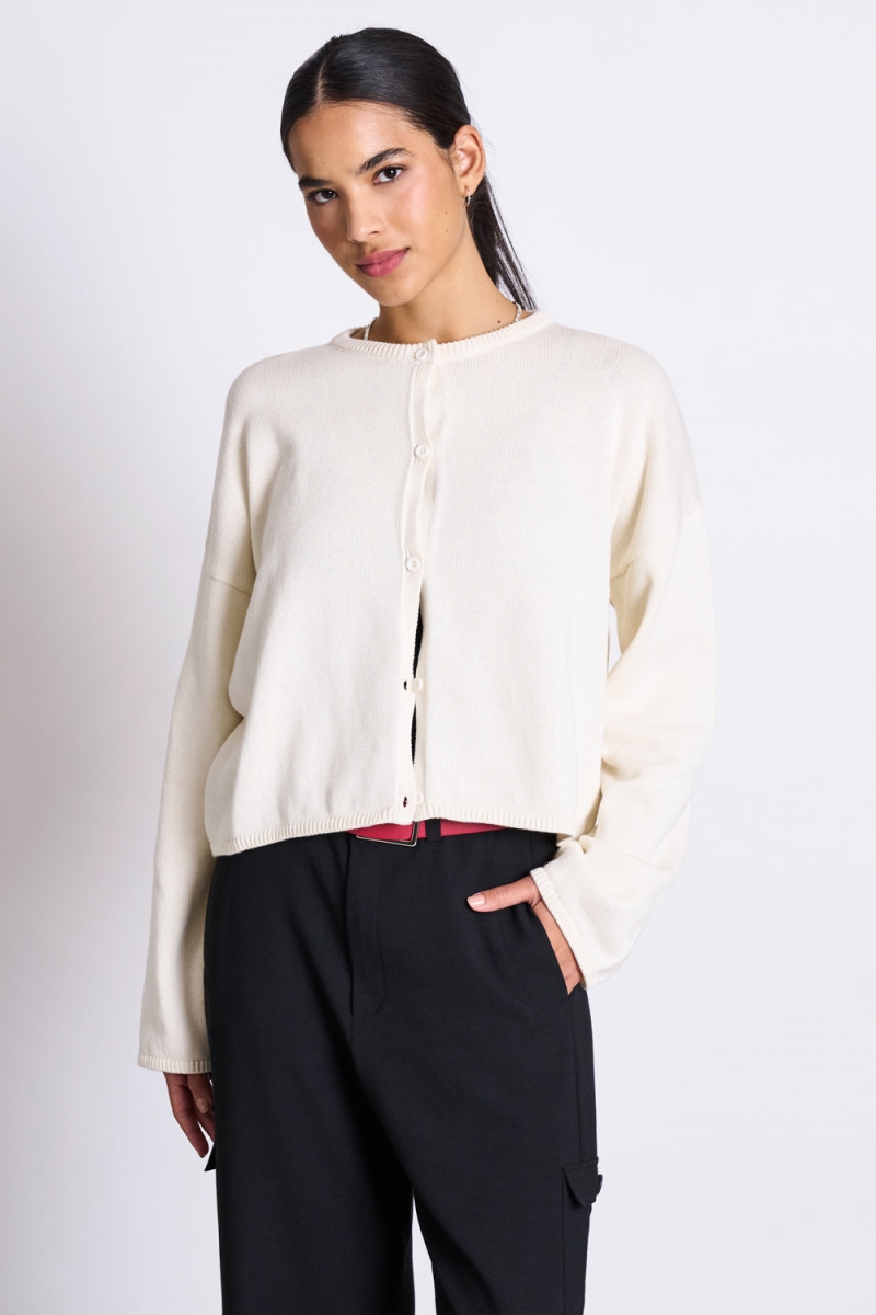 JAN 'N JUNE  Lichte Cardigan Asas Off White