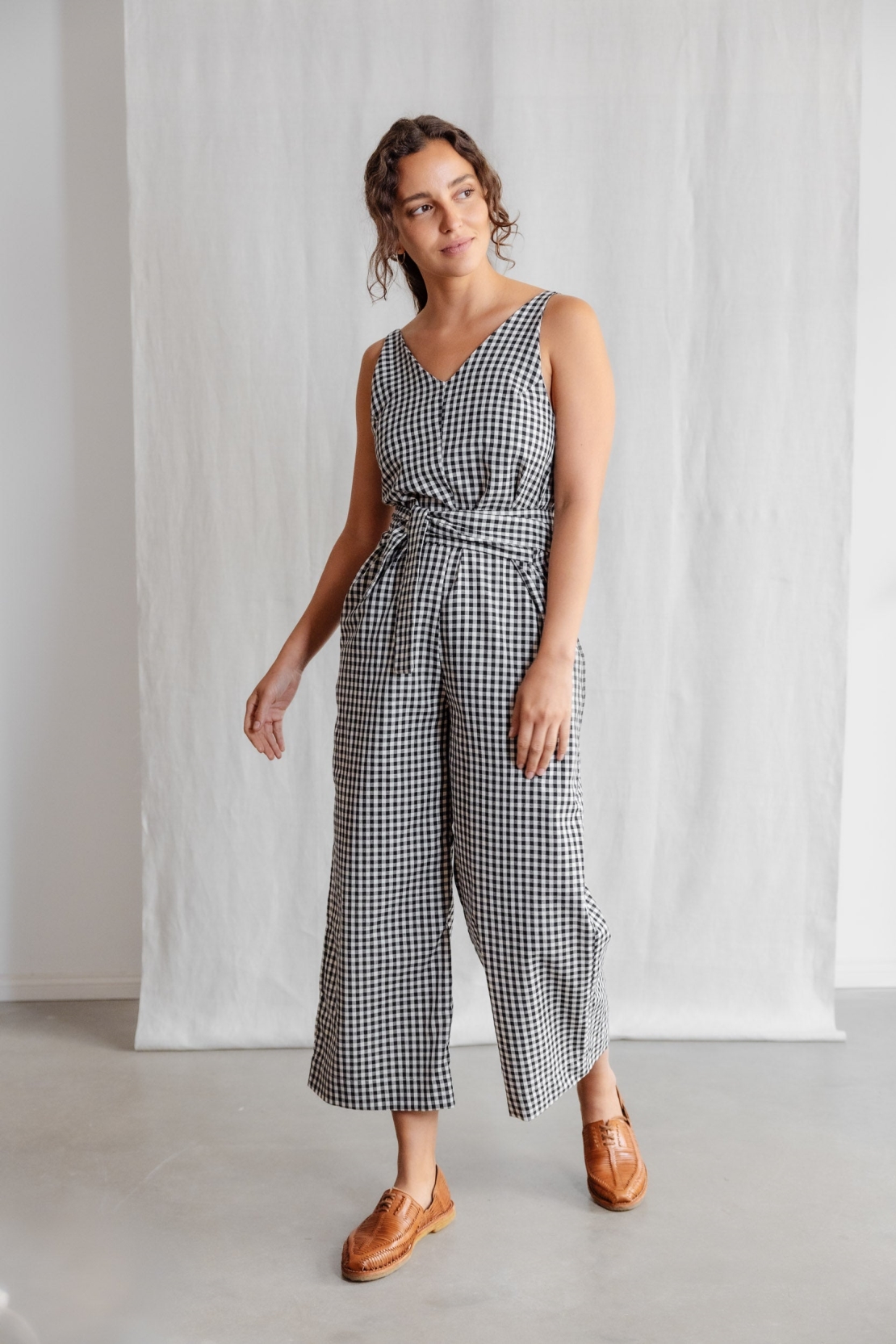 Jyoti - Fair Works  Jumpsuit Biologisch Katoen Parvi Geruit