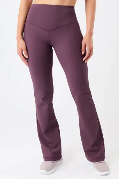MANDALA  Broek Met Wijde Pijpen En Ribbels, Bordeauxrood