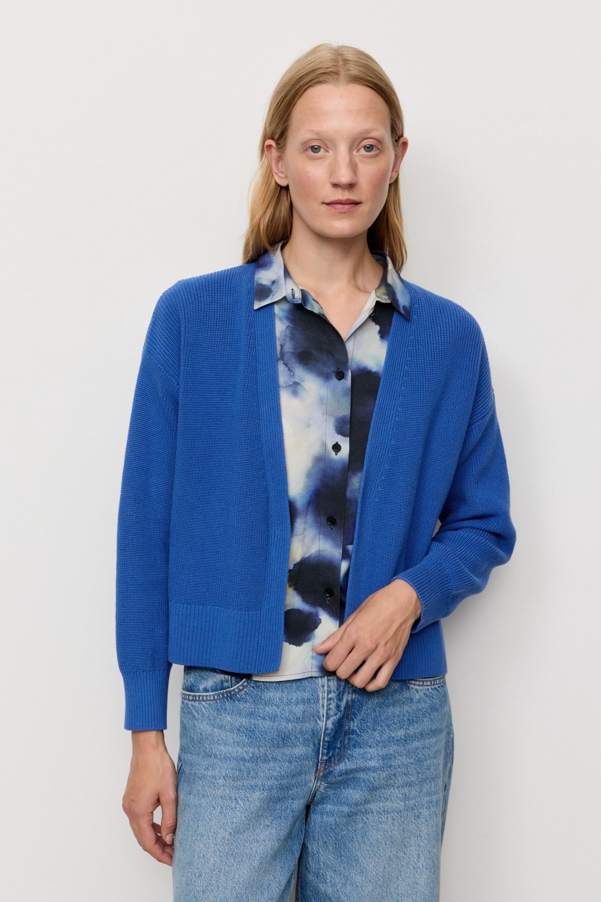 Recolution  Cardigan Moringa Elektrisch Blauw