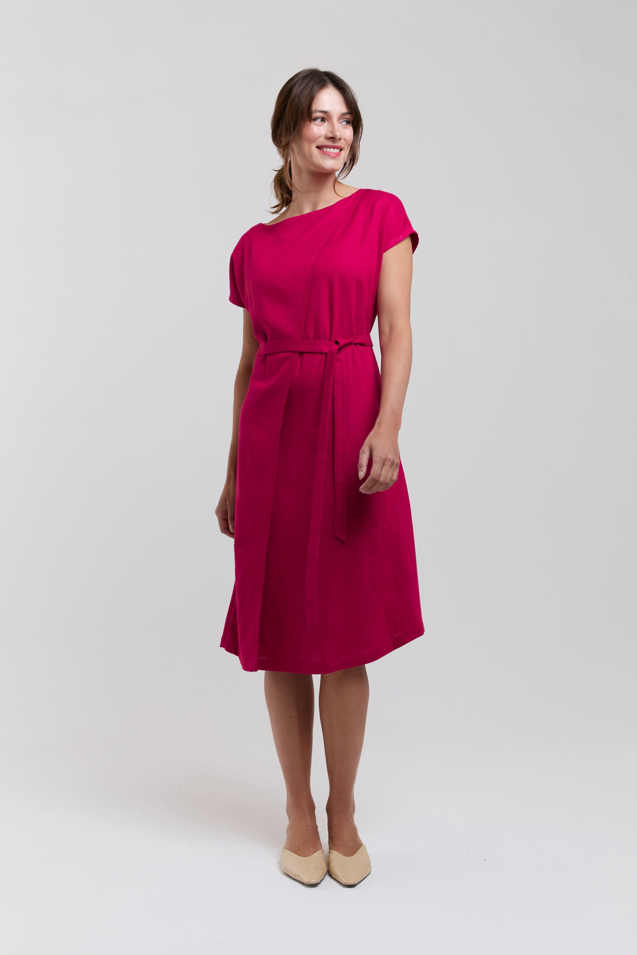 AYANI  Jurk Julia Cherry Red