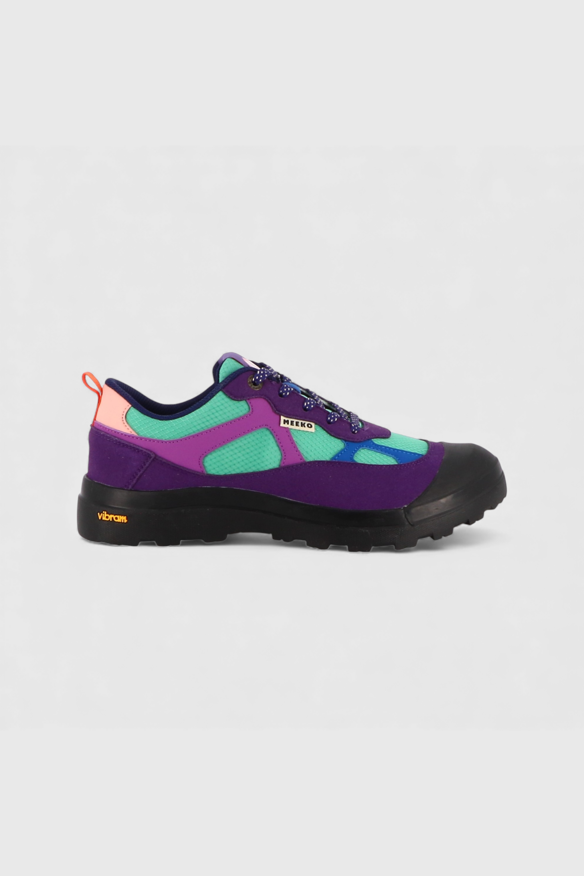 MEEKO mannen vegan Sneakers Nanuk Quetzal Blauw/Paars