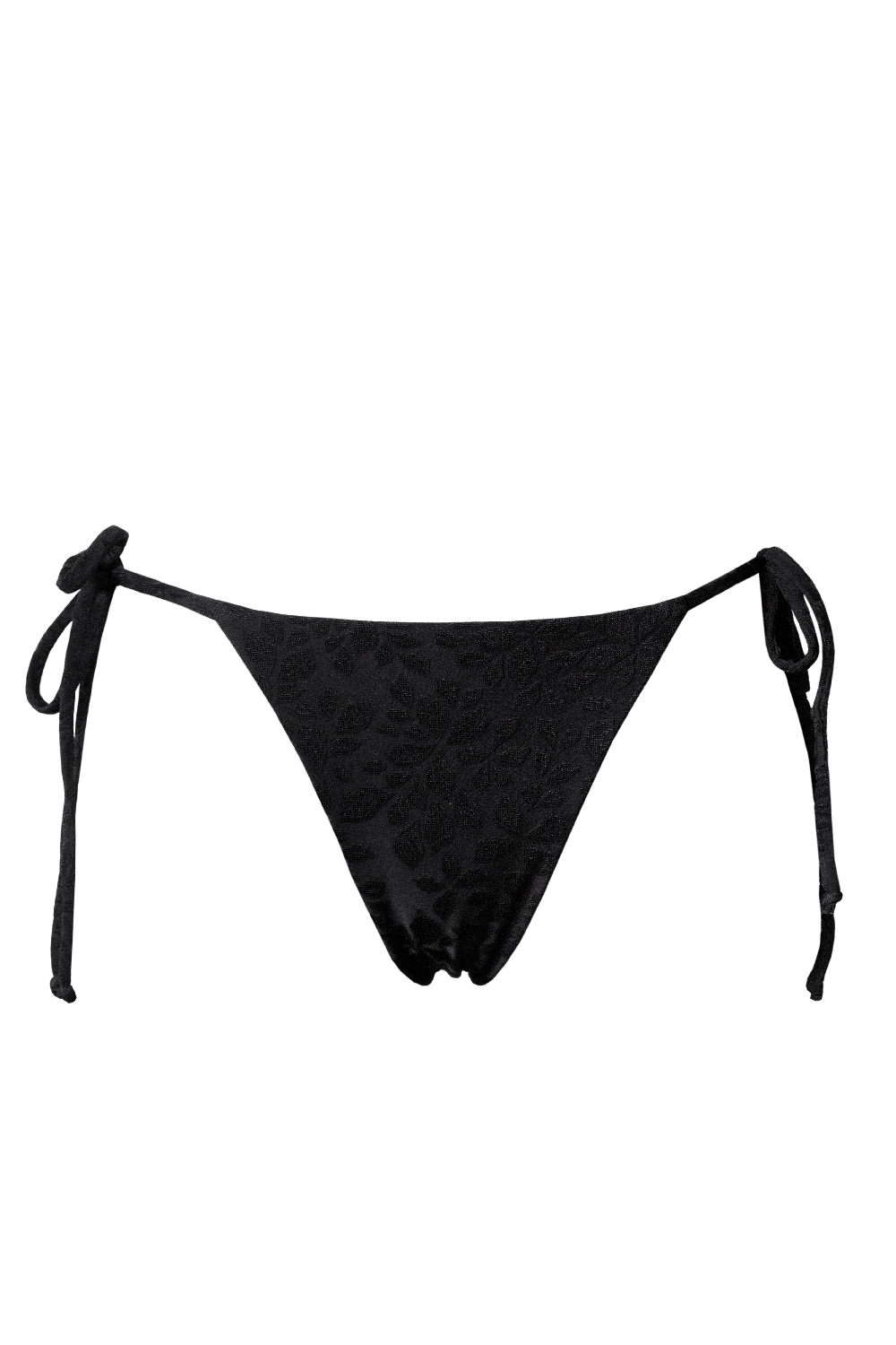 Anekdot  Bikinibroekje Olbia Zwart Met Bloemenjacquard