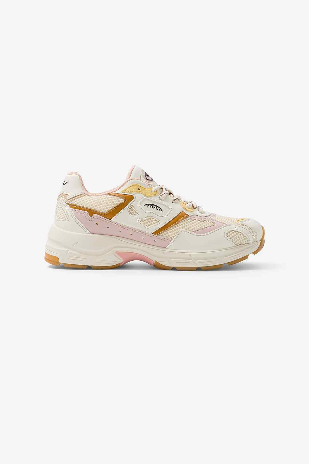 MoEa mannen vegan Sneakers Rush Roze & Gele Ananas