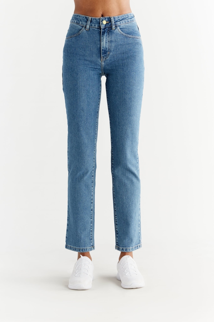 Evermind  Rechte Jeans In Saffierblauw