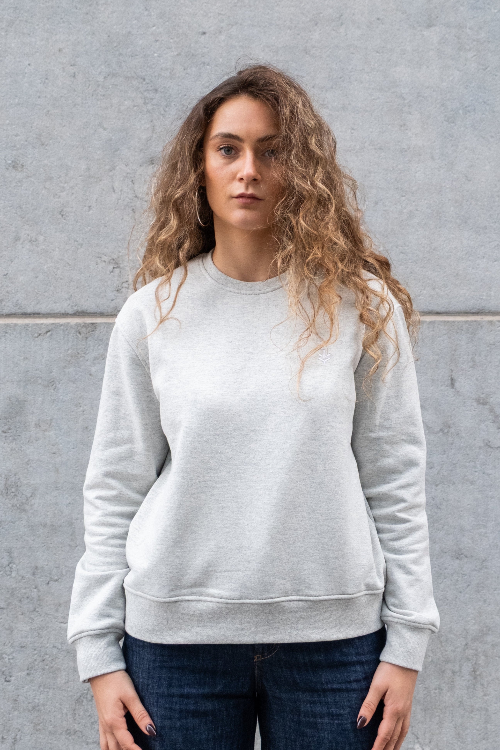 Lucid Collective  Sweatshirt Just Heather Grey