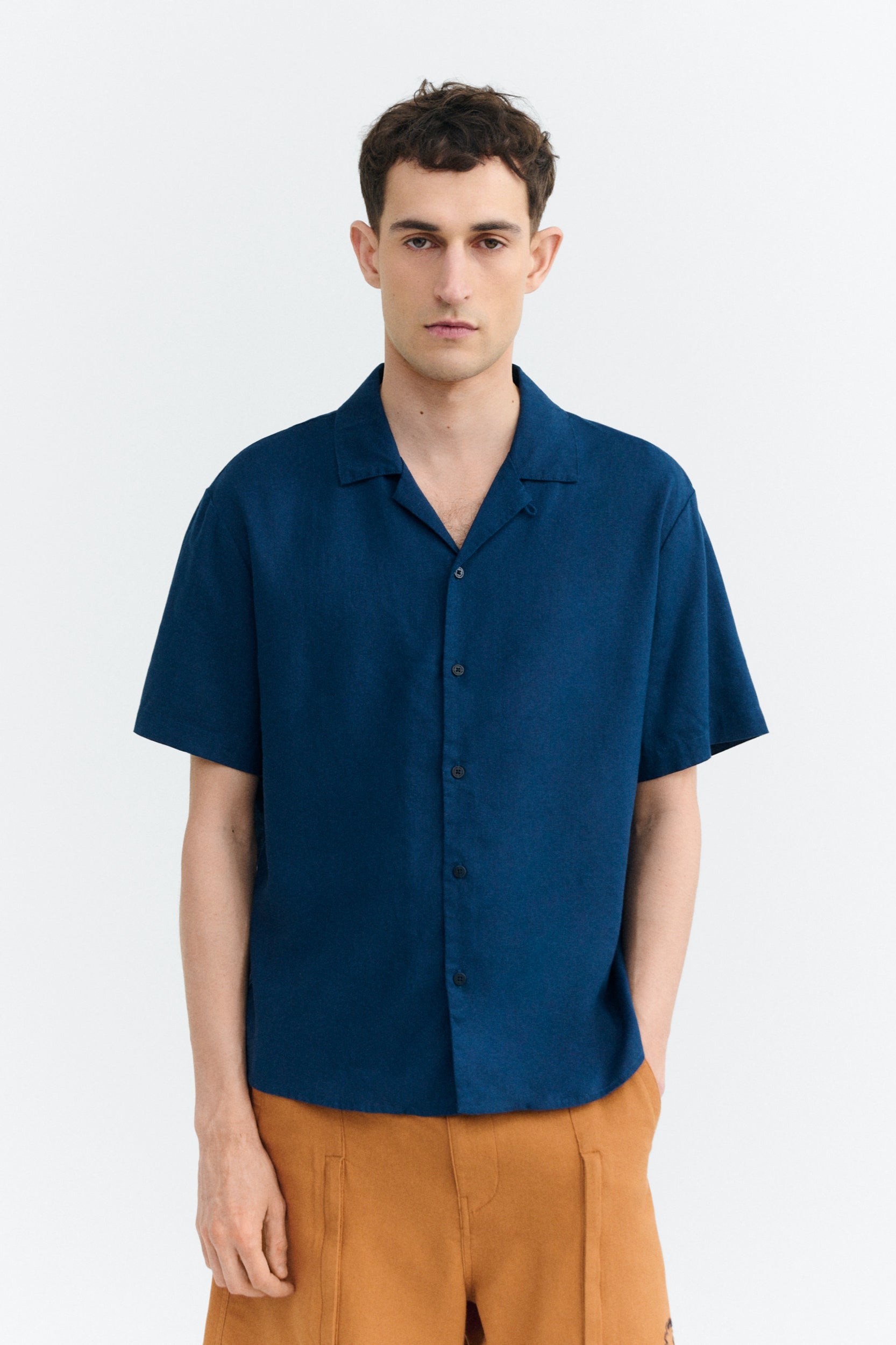 Thinking MU mannen vegan Shirt Junior Navy