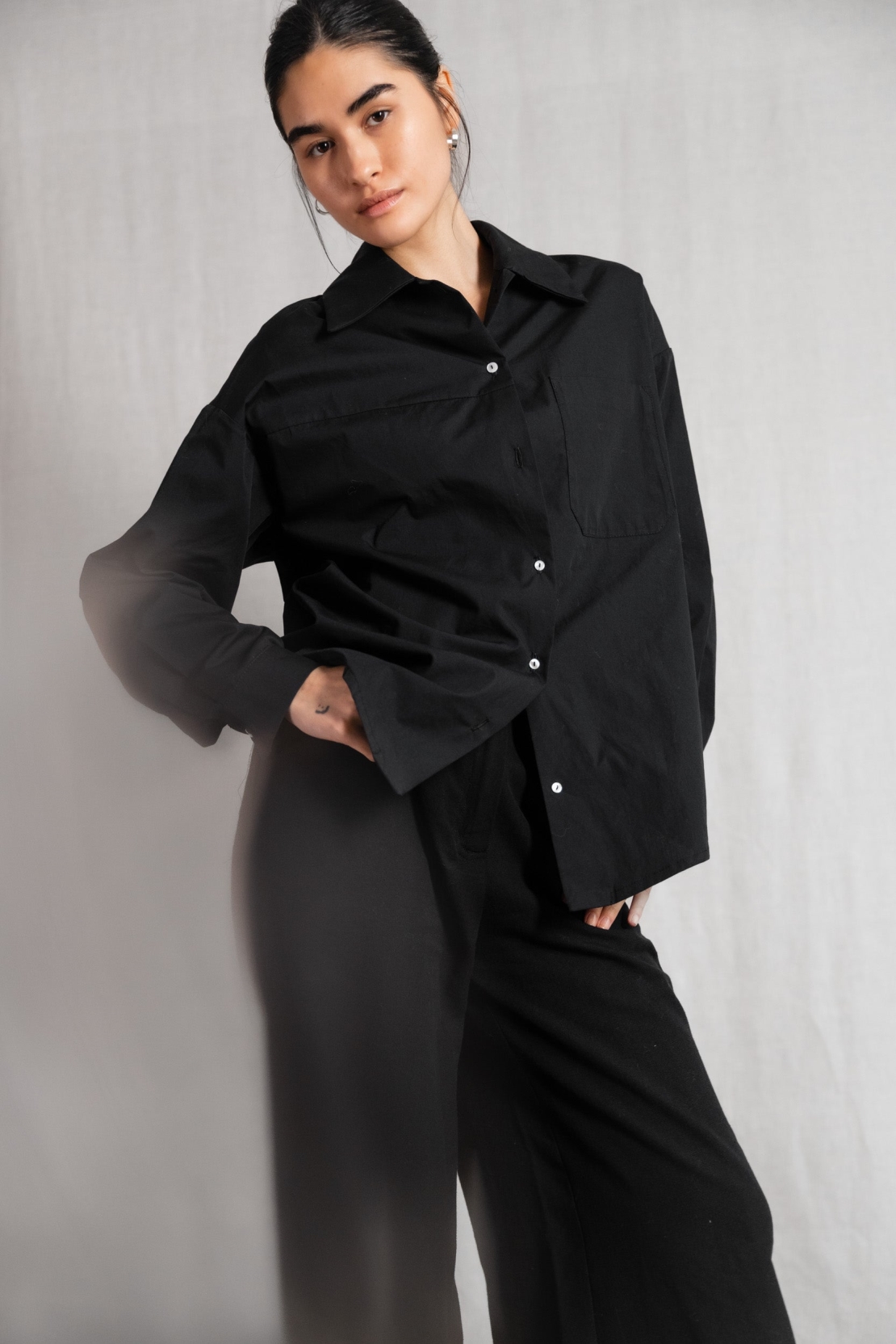 Jyoti - Fair Works  Shirt Ashrit Zwart