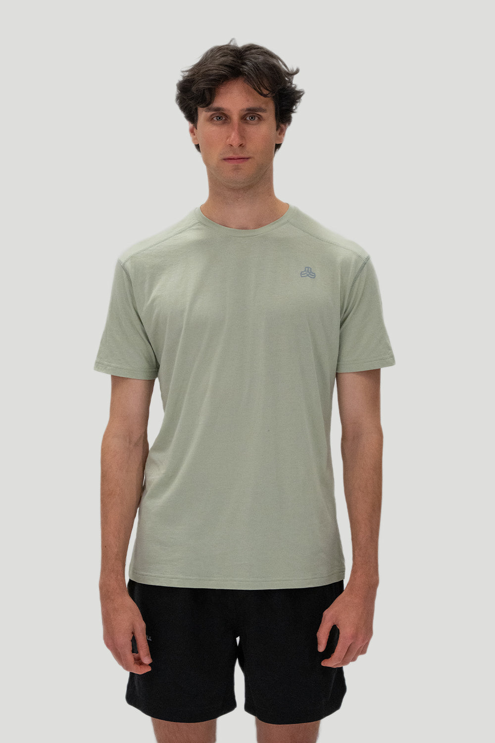 Boldwill mannen vegan T-Shirt Hout Saliegroen
