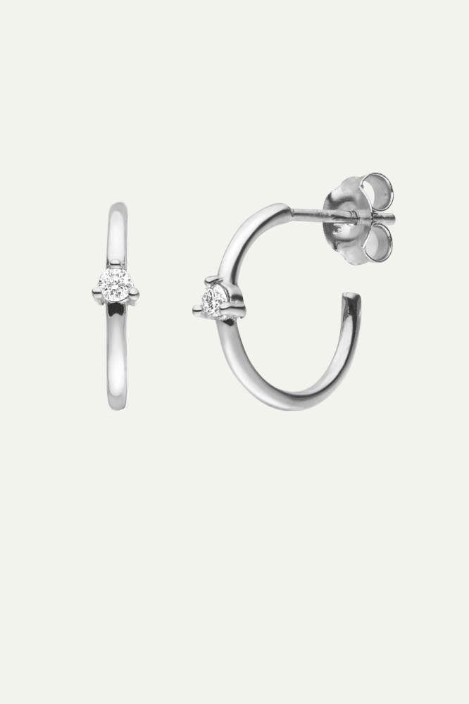 Dear Darling Berlin  Oorbellen Rebel At Heart Diamant 14k Wit Goud