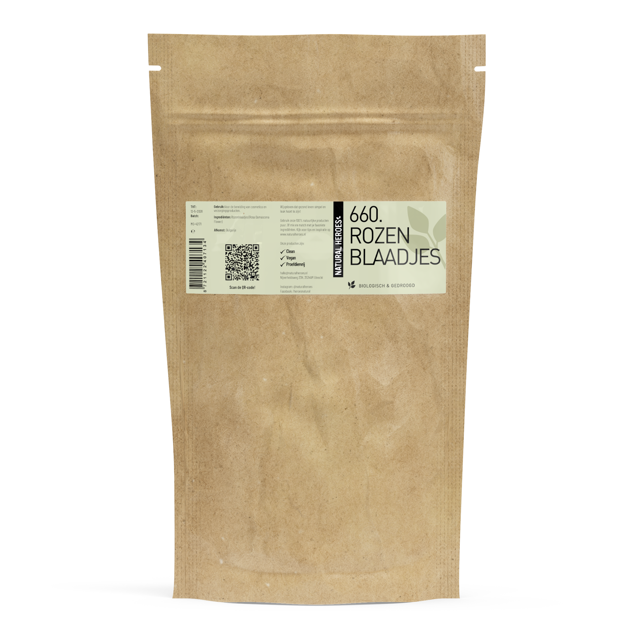 Rozenblaadjes (Biologisch & Gedroogd)