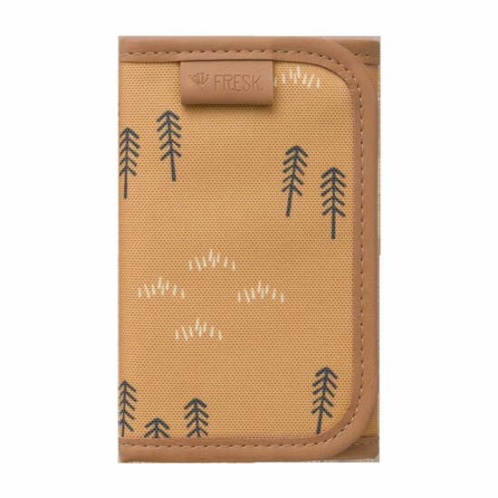 Fresk Wallet Billfold Woods Spruce Yellow - portemonnaie van r-PET