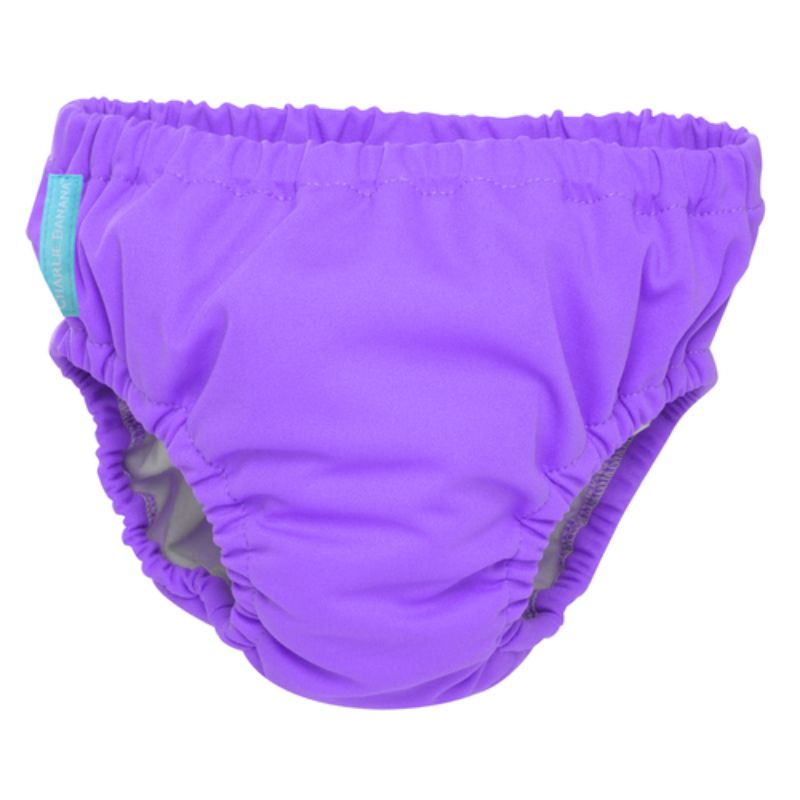 Charlie Banana 2-in-1 Zwemluier en Oefenbroekje- Lavender - Maat M (7-9 kilo)