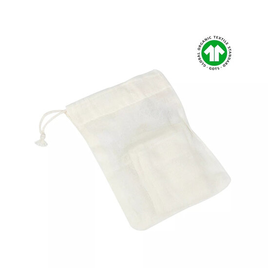 AhTable herbruikbare biologisch katoenen Thee zakjes - 3 stuks 9x12cm