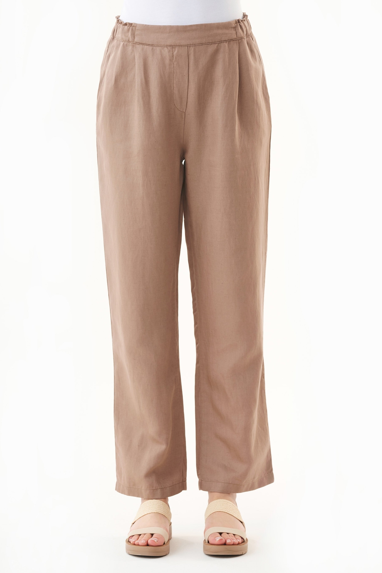 ORGANICATION  Broek Diep Taupe Bruin