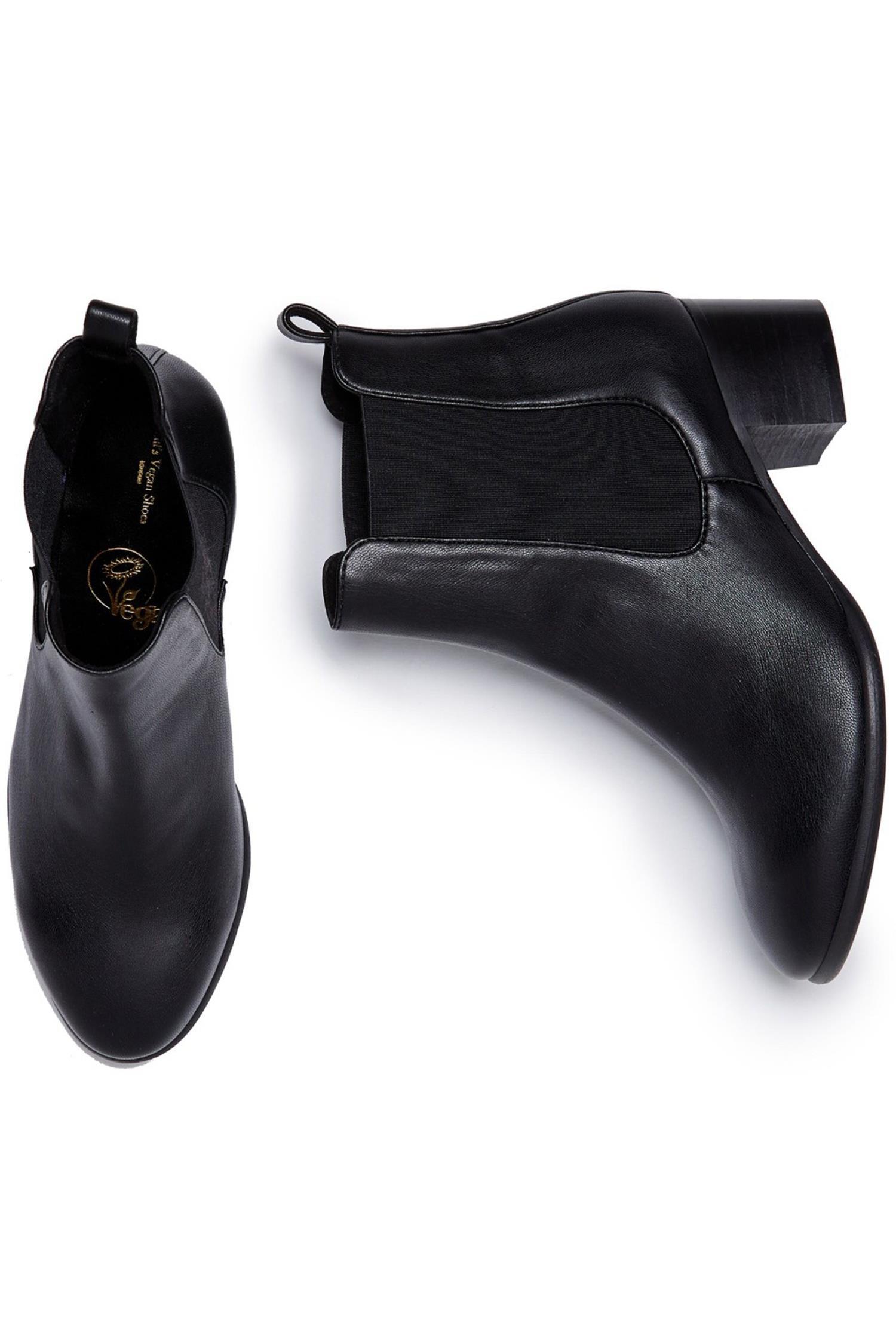 Will's Vegan Store  Chelsea Boots Almond Zwart