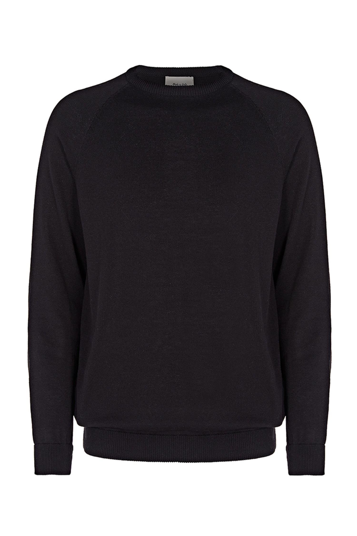 Will's Vegan Store mannen vegan Trui Tailored Zwart