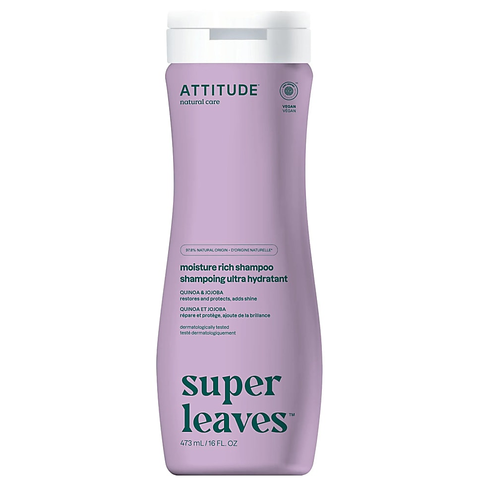 Attitude Super Leaves Natuurlijke Shampoo - Moisture Rich droog haar