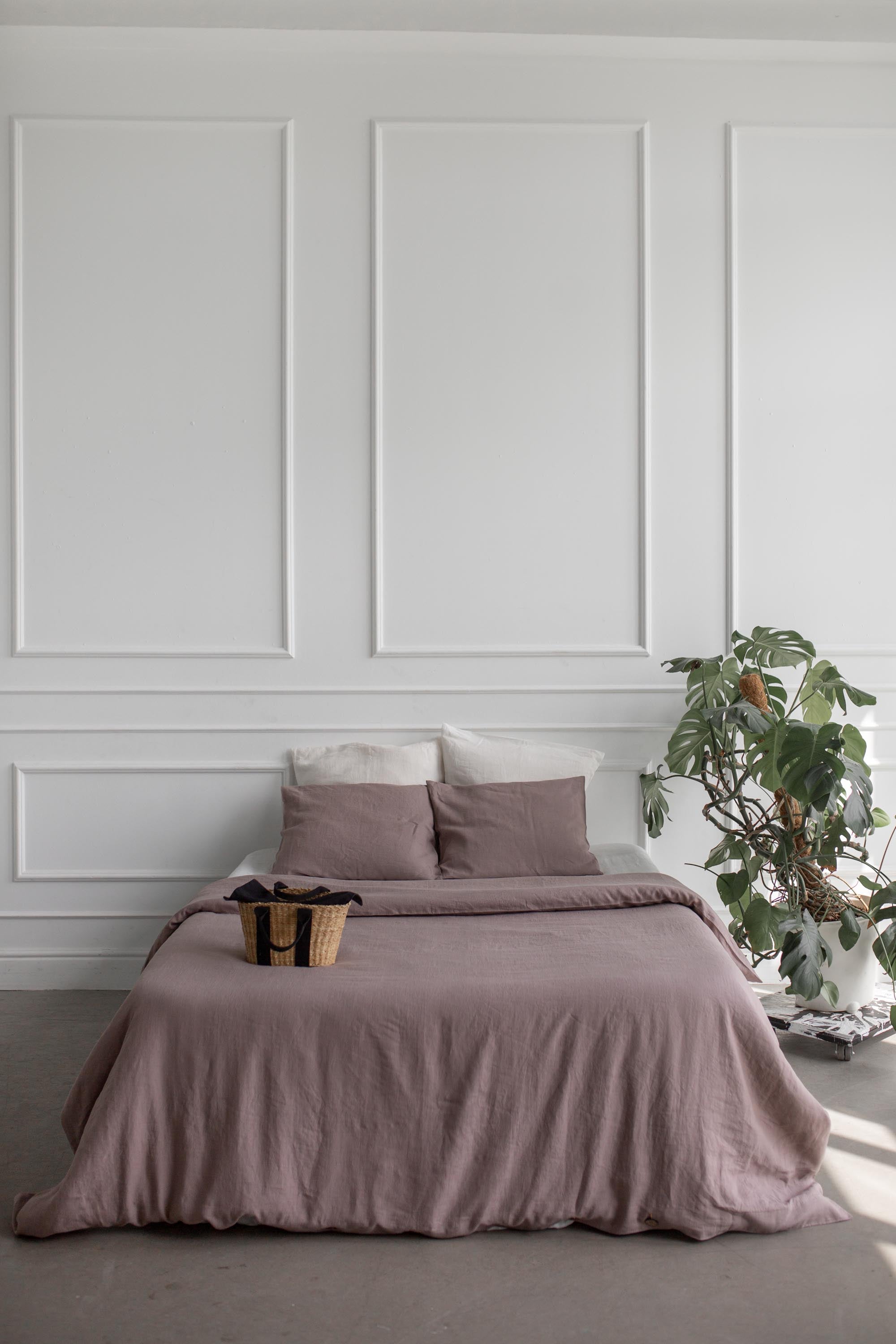 AmourLinen  Linnen Beddengoedset Rosy Brown