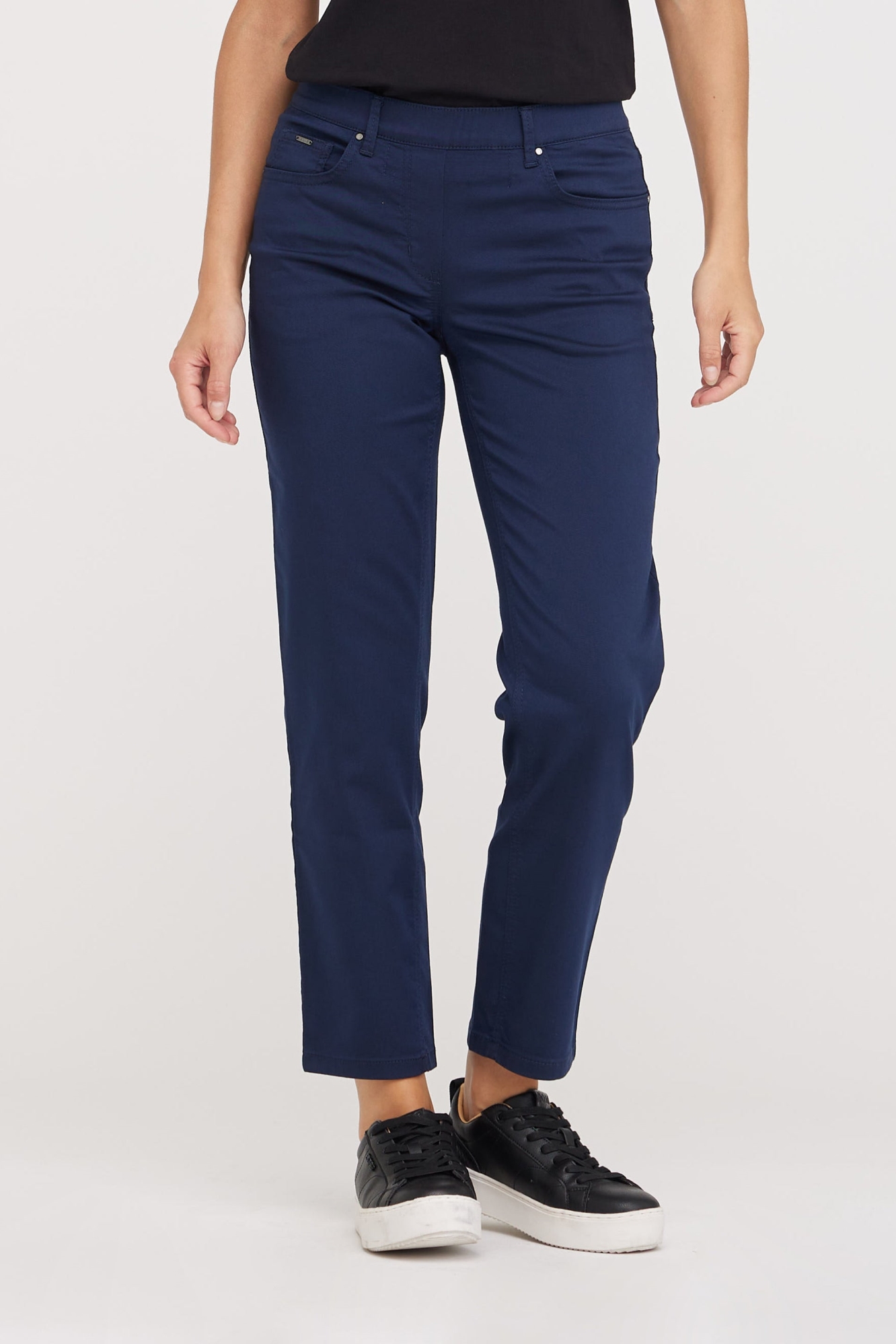 LAURIE  Broek Hannah Normaal Extra Korte Lengte Marine