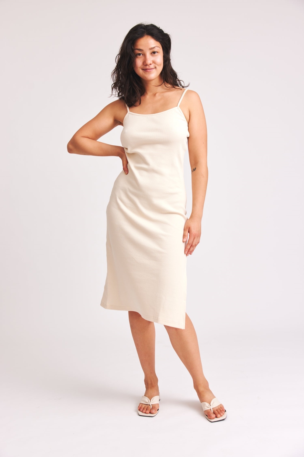 BaÃ¬ge the Label  Jurk Bonnie Natural