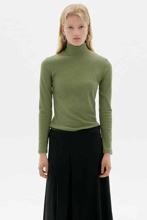 Thinking MU Dames Top Aine - Olijfgroen