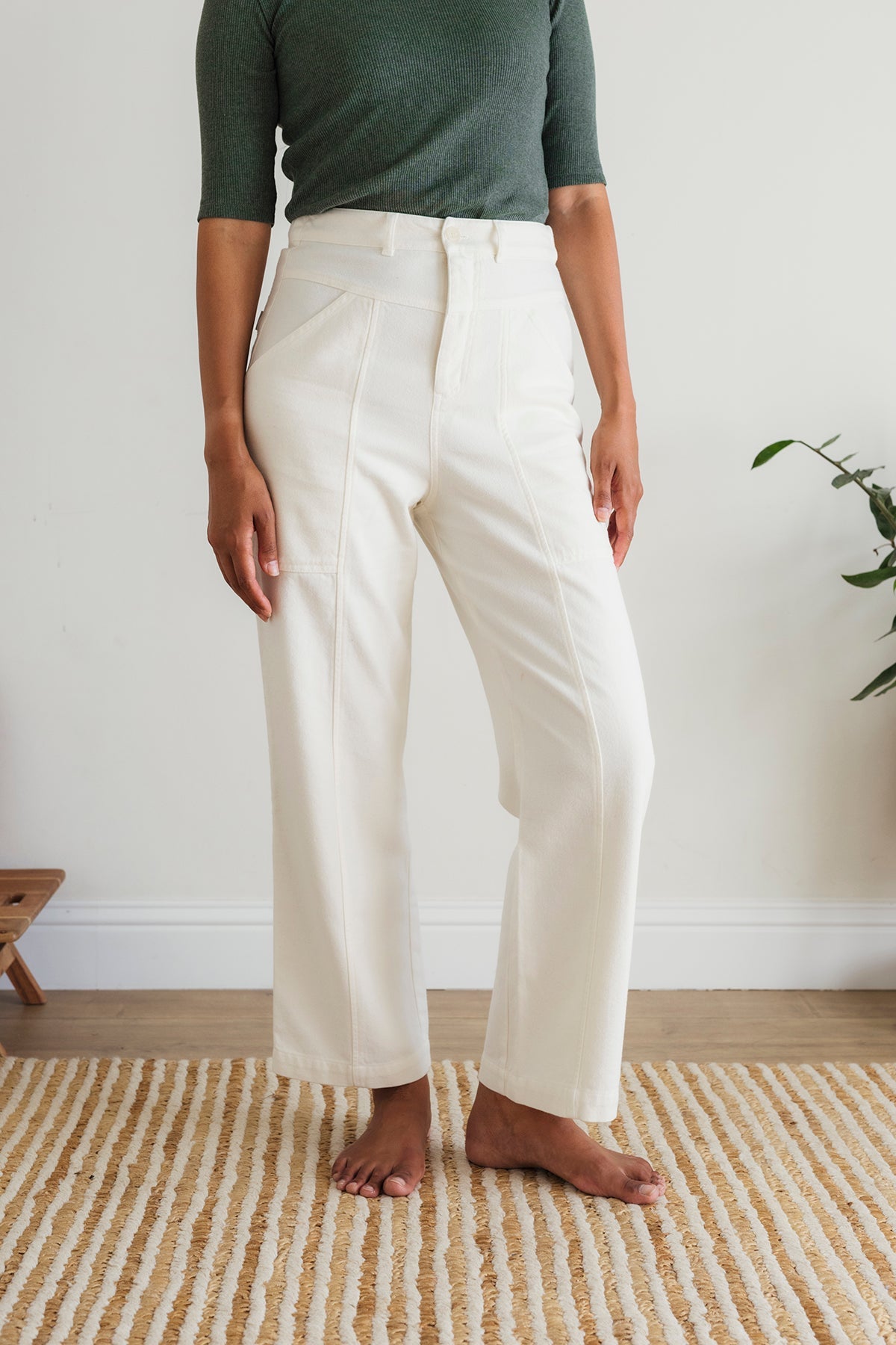 TWOTHIRDS  Broek Luhme Ecru