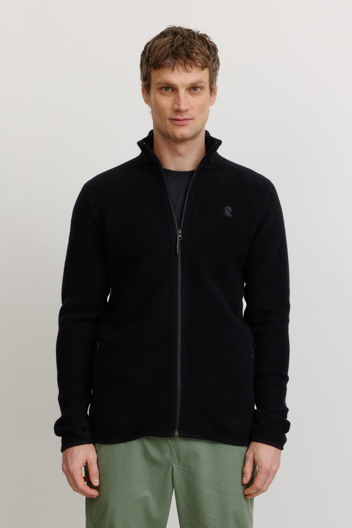 Recolution mannen vegan Jas Buxus Zwart