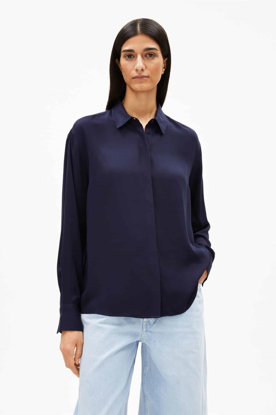 ARMEDANGELS  Longsleeve Larisaana Blauw