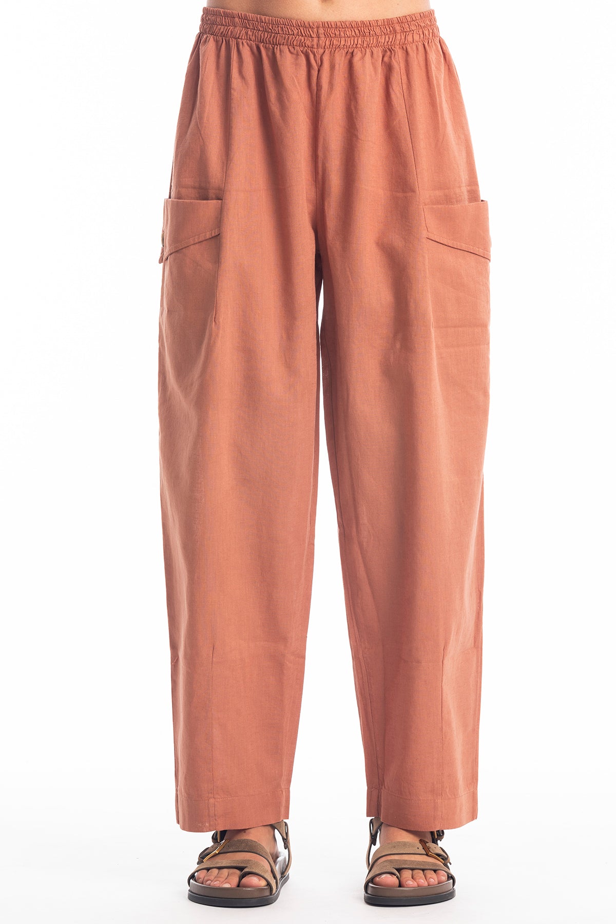 RAVENS VIEW IBIZA  Broek Bosa Brons Oranje