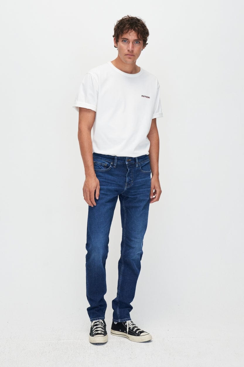 Kuyichi mannen vegan Jeans Jim Faded Indigo