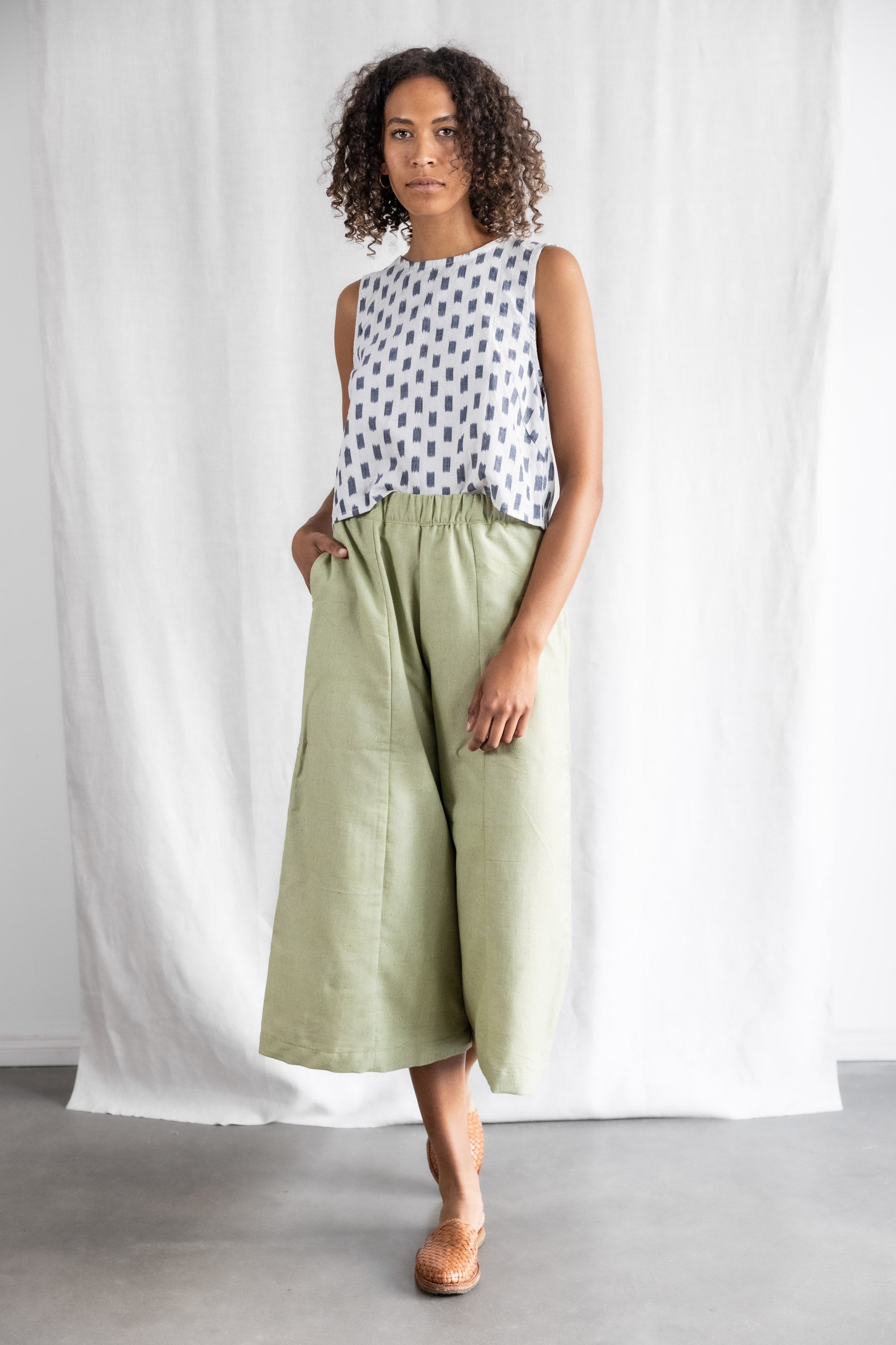 Jyoti - Fair Works  Culotte Padma Limoengroen