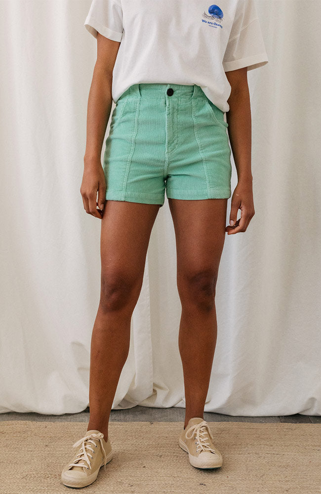TWOTHIRDS  Shorts Rib Kaketoe Muntblad
