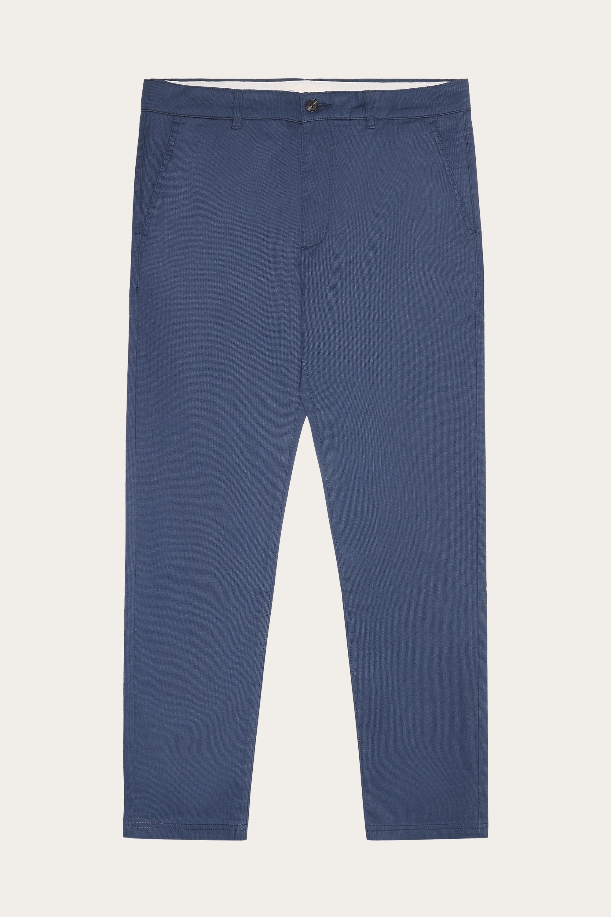 KnowledgeCotton Apparel mannen vegan Broek Canvas Chuck Regular Vintage Indigo